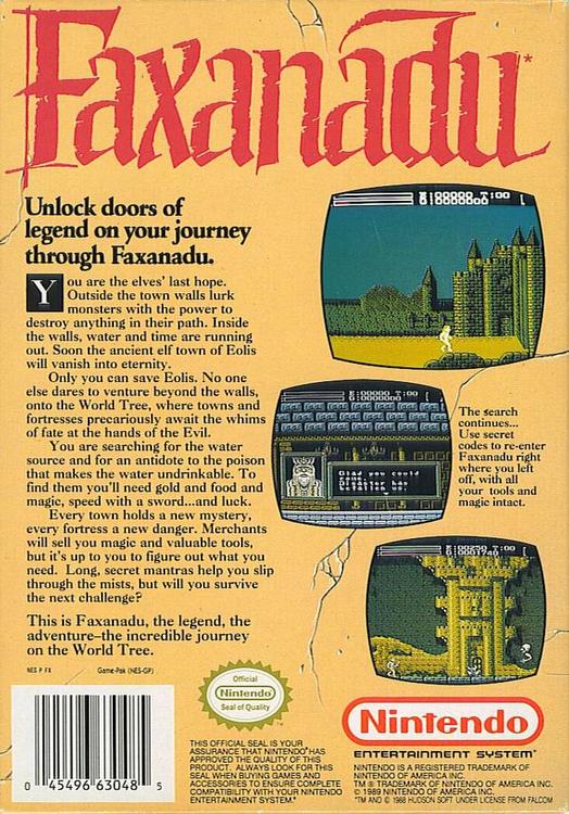 Faxanadu (usagé)