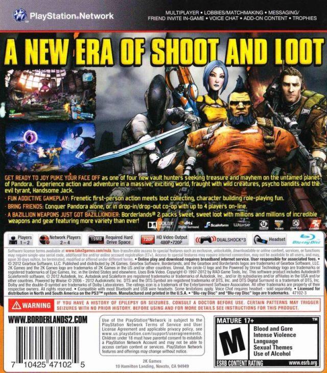 BORDERLANDS 2 (usagé)