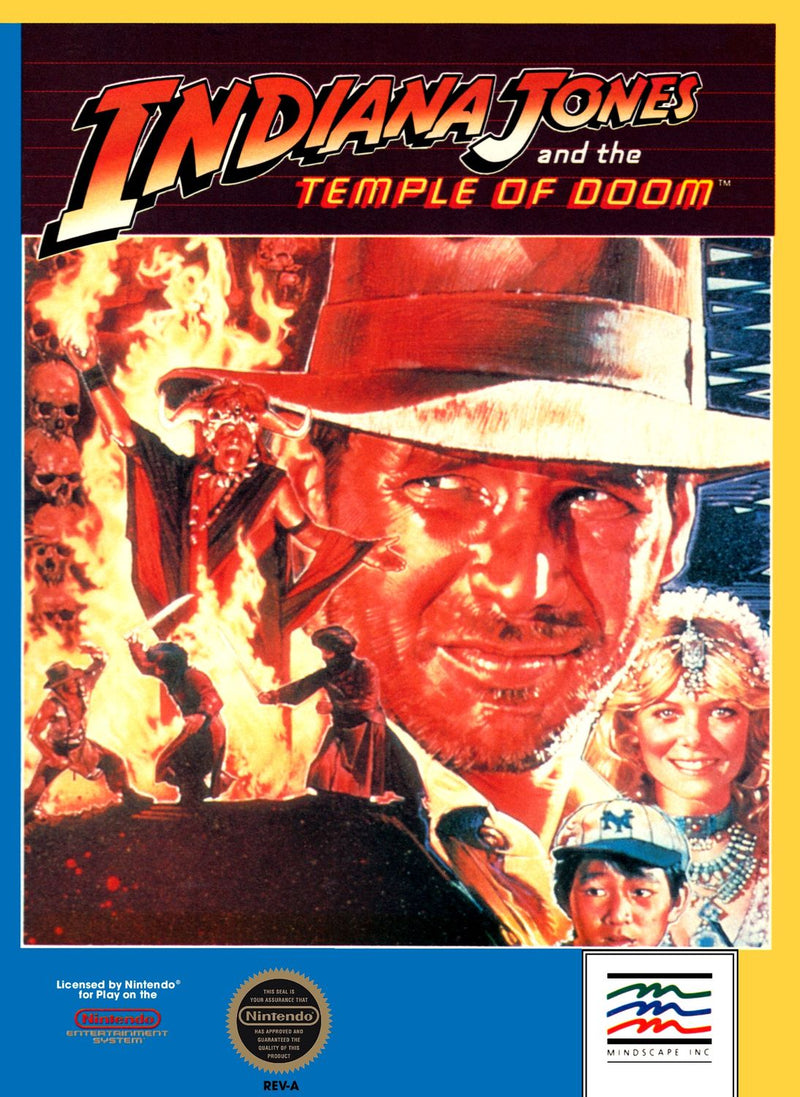 INDIANA JONES AND THE TEMPLE OF DOOM  (cartouche seulement) (usagé)