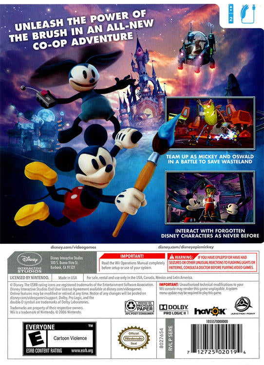 Epic Mickey 2 - The Power of Two (usagé)