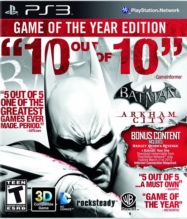 Batman Arkham City  -  Game of the year edition (usagé)