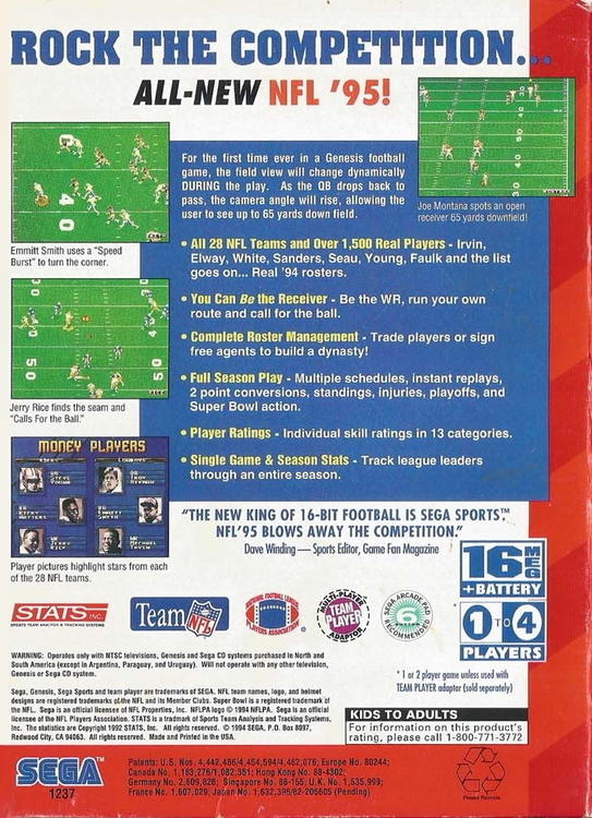 NFL '95 (usagé)