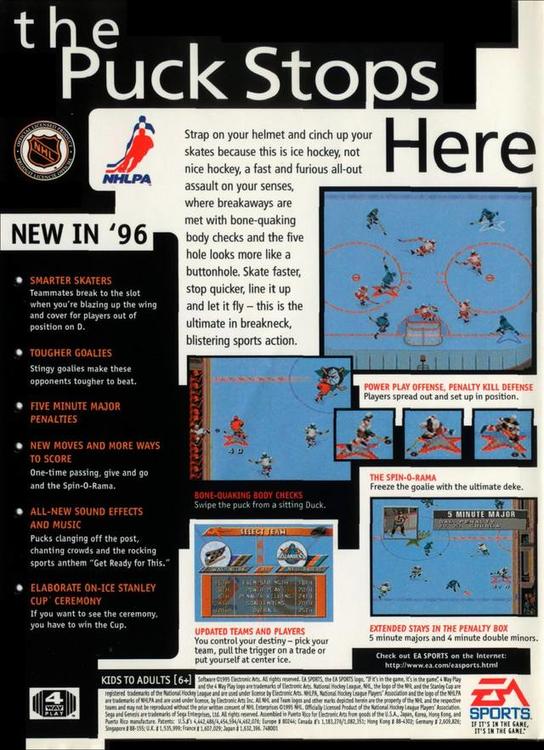NHL 96 (usagé)