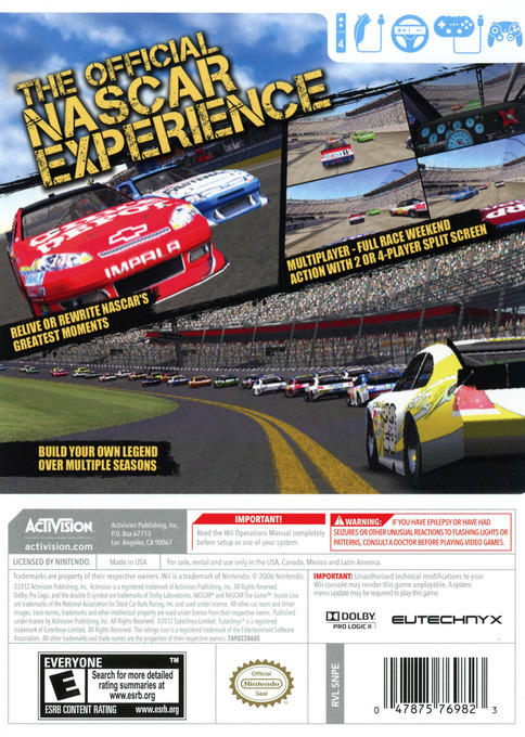 Nascar The Game: Inside Line (usagé)