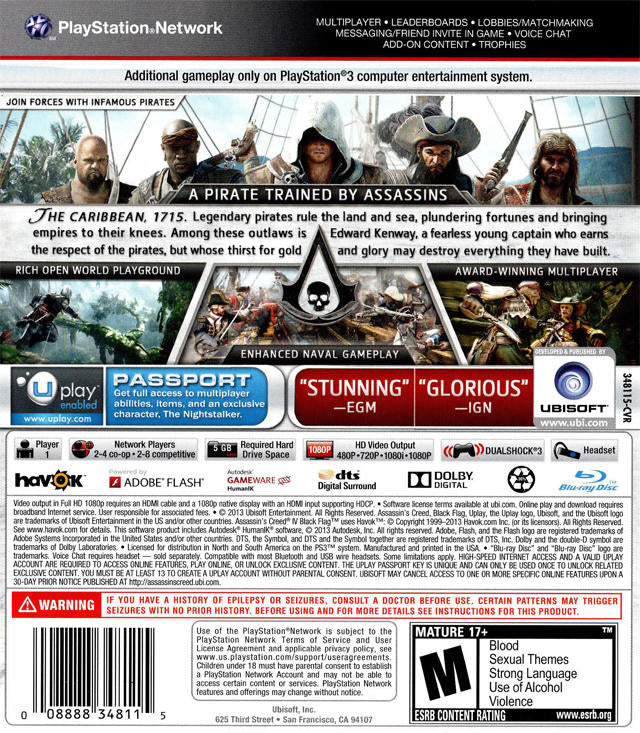 Assassin's Creed IV - Black Flag (usagé)