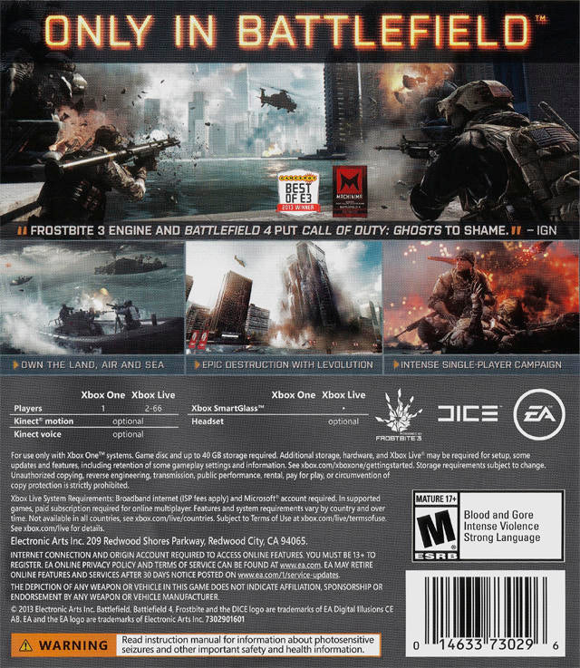 BATTLEFIELD 4 (usagé)