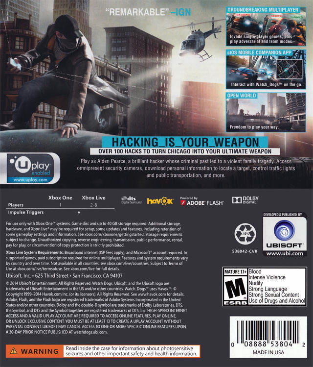 WATCH DOGS (used)