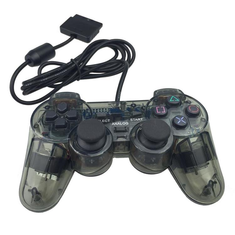 Klermon - Manette avec fil Doubleshock 2 pour Playstation 2 - Noire