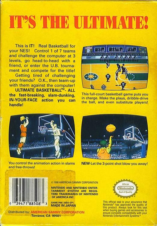 ULTIMATE BASKETBALL (Cartouche seulement) (usagé)