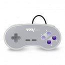 TTX Tech - 1.8 meter wired controller for Super Nintendo SNES