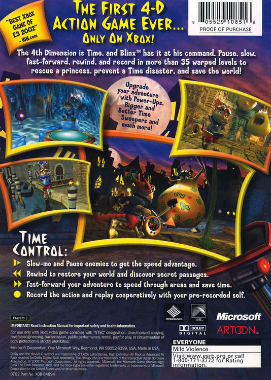 Blinx: The Time Sweeper [Platinum Hits] (used)