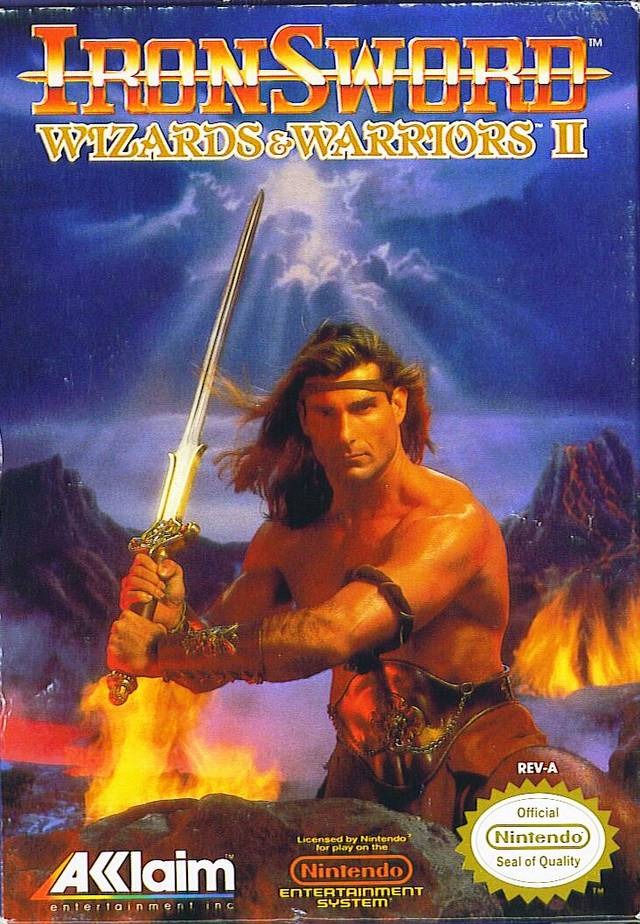 WIZARDS AND WARRIORS II  -  IRON SWORD  (Cartouche seulement) (usagé)