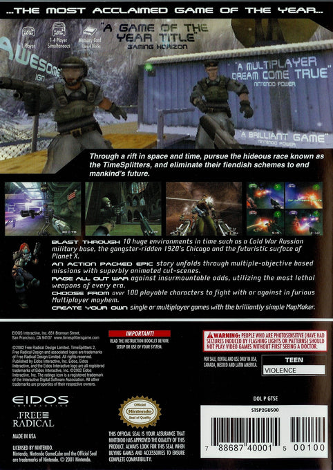 TimeSplitters 2 (usagé)