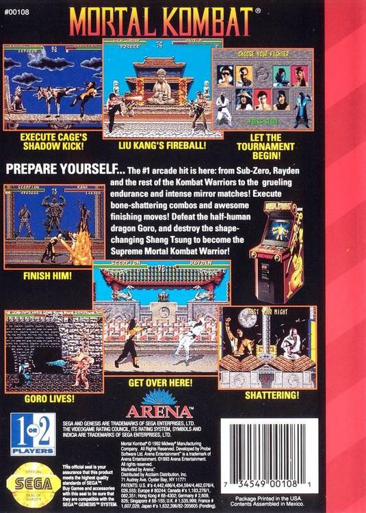 Mortal Kombat (usagé)