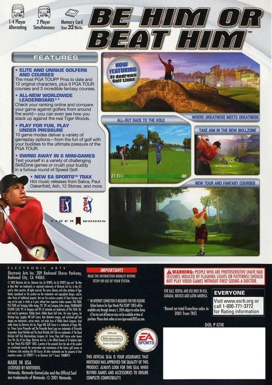 TIGER WOODS - PGA TOUR 2003 (usagé)