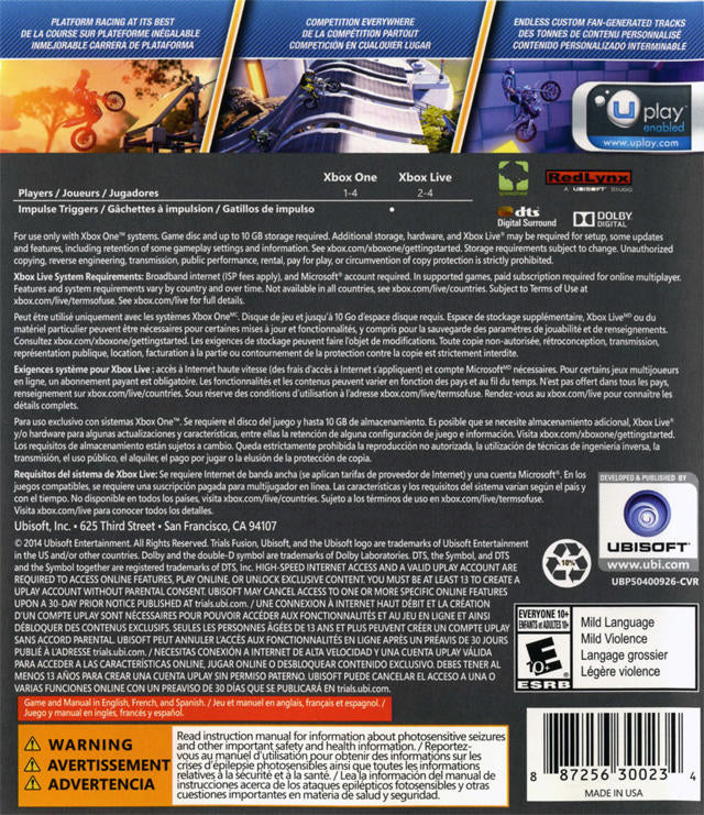 Trials Fusion (usagé)
