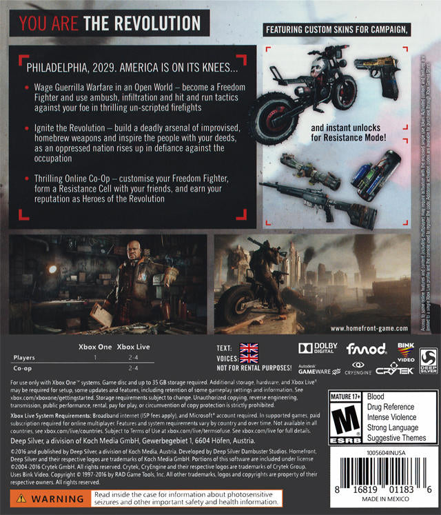 HOMEFRONT - THE REVOLUTION (usagé)