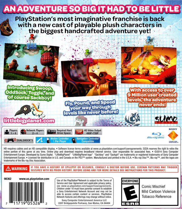 LITTLE BIG PLANET 3 (usagé)