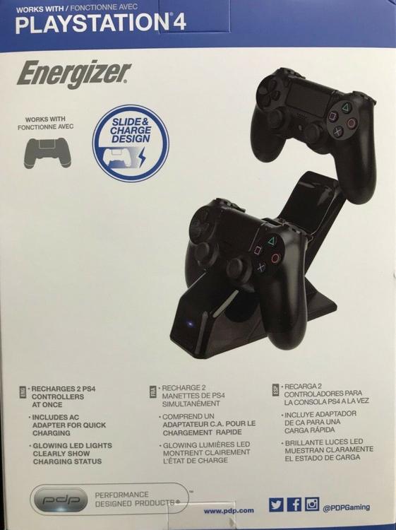 Energizer - Station de recharge pour manette Playstation 4