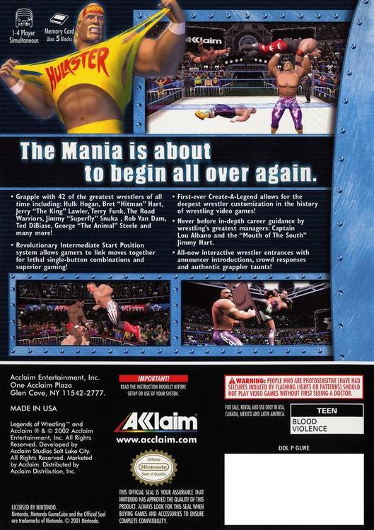 LEGENDS OF WRESTLING II (usagé)