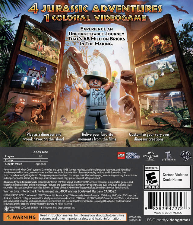 Lego Jurassic World (usagé)