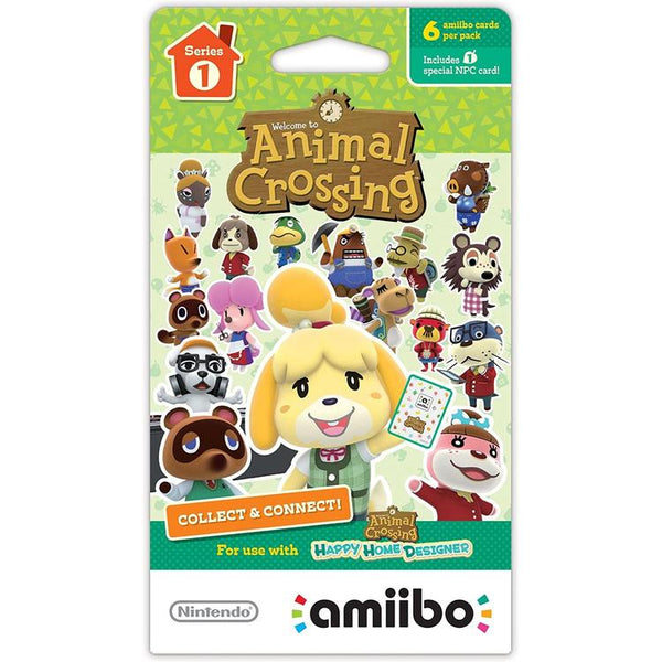 Amiibo - Paquet de Cartes Welcome to Animal Crossing  -  Series 1