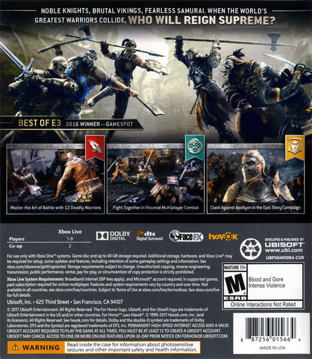 FOR HONOR (used)