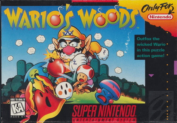 WARIO'S WOODS ( Cartridge only ) (used)
