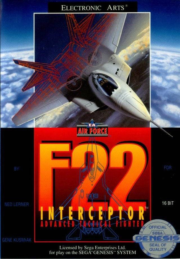 F-22 INTERCEPTOR  (Cartouche seulement) (usagé)