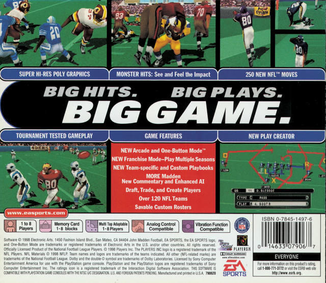 Madden NFL 99 (used)
