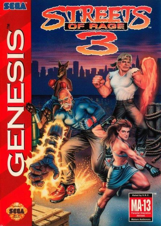 STREETS OF RAGE 3 ( Cartridge only ) (used)