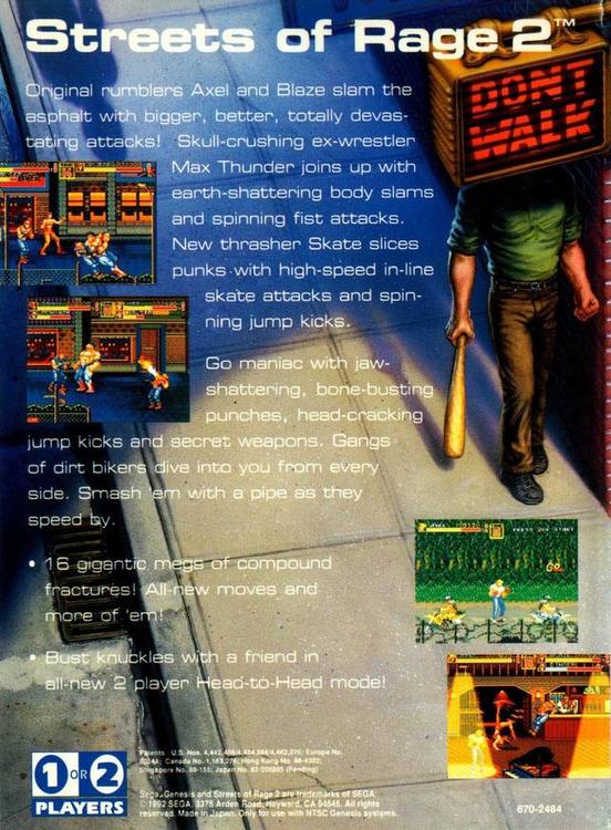 Streets of Rage 2 (used)