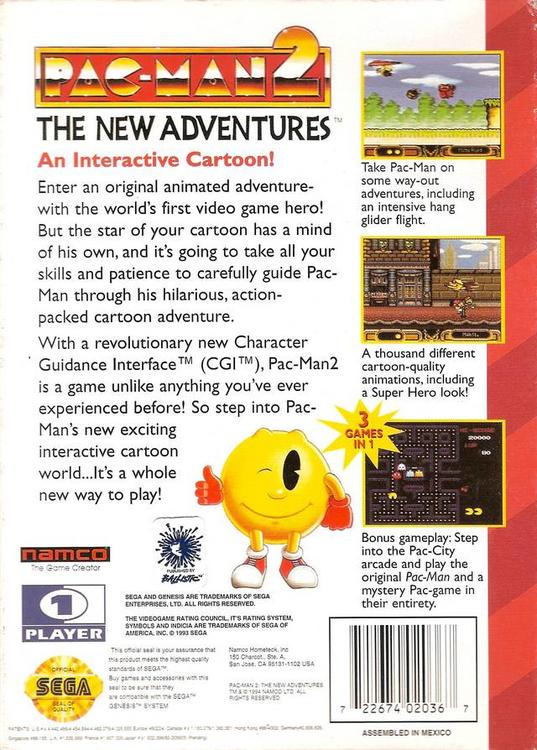 Pac-Man 2: The New Adventures (used)