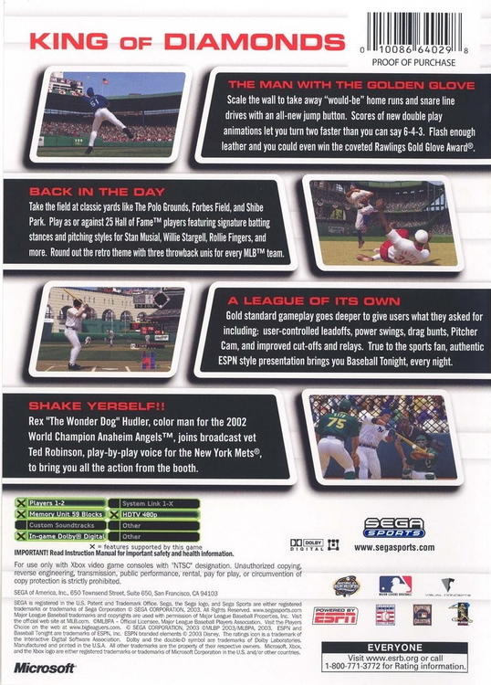 World Series Baseball 2K3 (used)