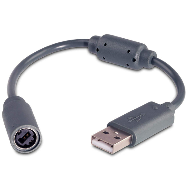 Câble USB breakaway pour manette Xbox 360 avec fil  - 10 pouces