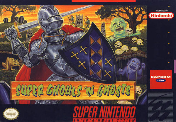 SUPER GHOULS 'N GHOSTS ( Cartridge only ) (used)