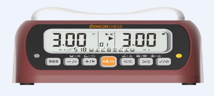 Omcor - Horloge digitale multifonctionnelle GT960 pour les échecs , les Dames, le scrable et plus encore