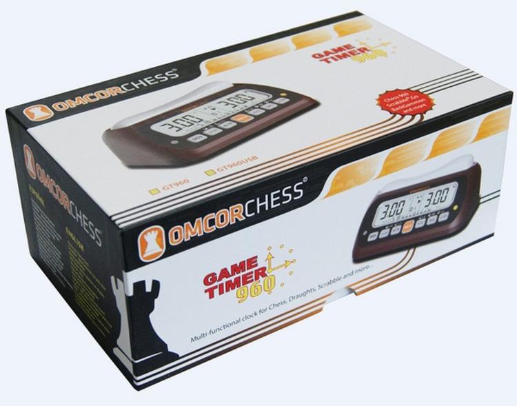 Omcor GT960 Multi-Function Digital Clock for Chess, Checkers, Scrable and More