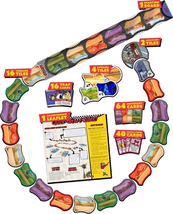 WACKY RACES - THE BOARD GAME ( VA )