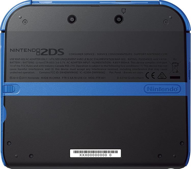 Nintendo 2DS  -  Noire & Bleue (usagé)