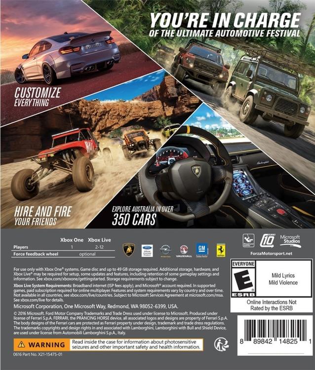 Forza Horizon 3 (used)