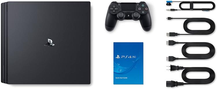 Sony PlayStation 4 PRO - 1TB - Black (Box and booklet included) (used)