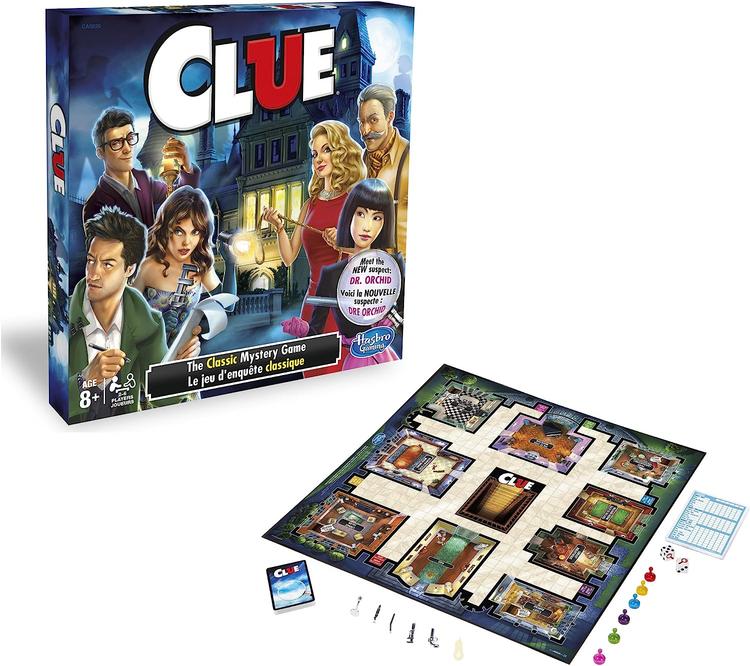 CLUE - THE CLASSIC SURVEY GAME ( FR/EN )