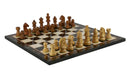 WorldWise - 14 Inch German Sheesham Wood Chess Set in Brown/Ivory Color