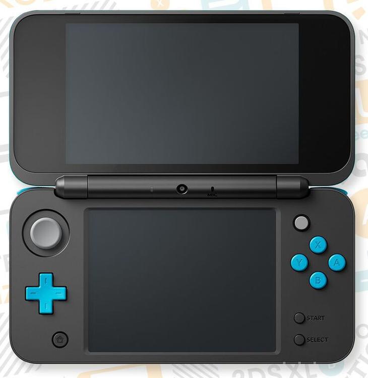 Nintendo New 2DS XL  - Noire & Turquoise (usagé)