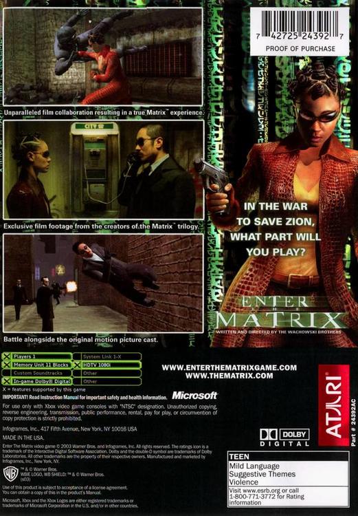 Enter the Matrix (usagé)