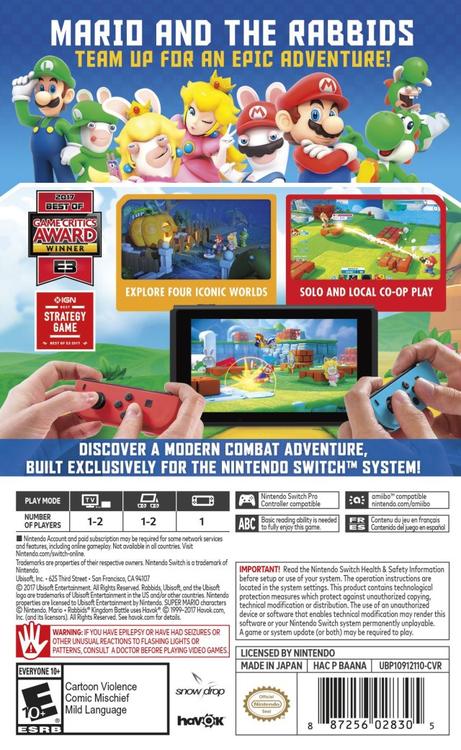 MARIO  +  RABBIDS - KINGDOM BATTLE