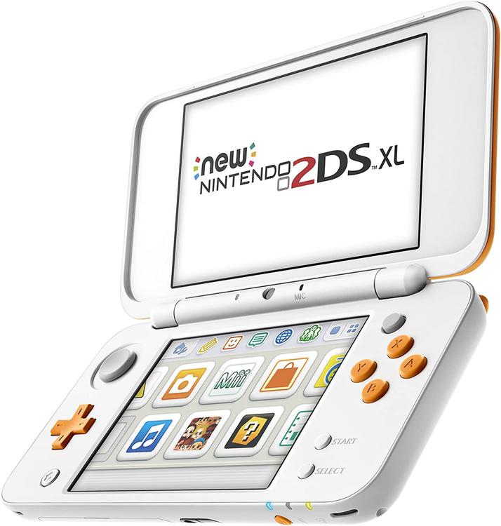 Nintendo - New Nintendo 2DS XL - White and Orange (Box and booklet not included) (used)