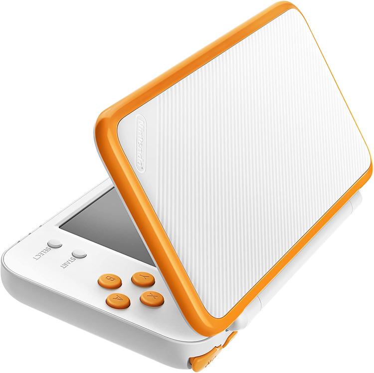 Nintendo - New Nintendo 2DS XL  -  Blanche et Orange   ( Boîte et livret non inclus ) (usagé)