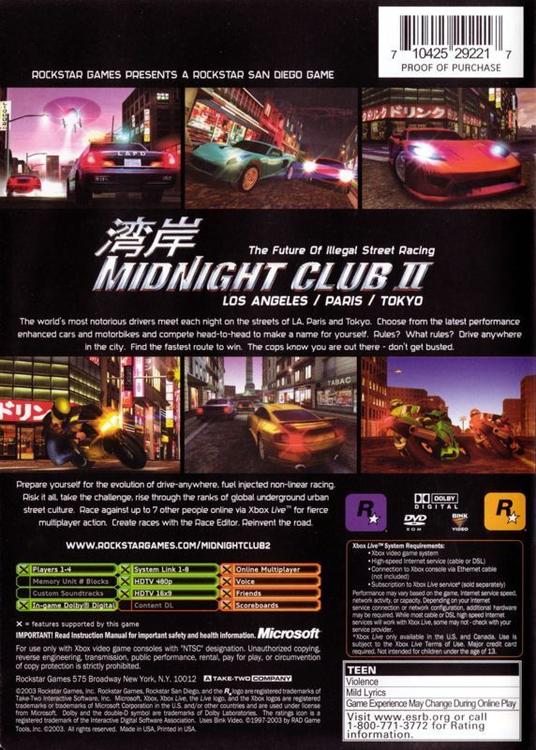 Midnight Club II (usagé)